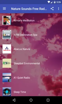 Nature Sounds Free Radio android App screenshot 3